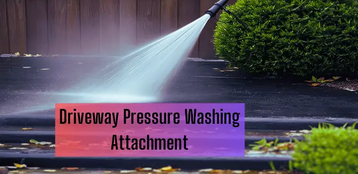 Driveway Pressure Washing Attachment
