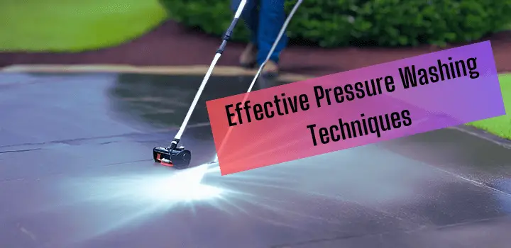 Effective Pressure Washing Techniques. Driveway Pressure Washing Attachment